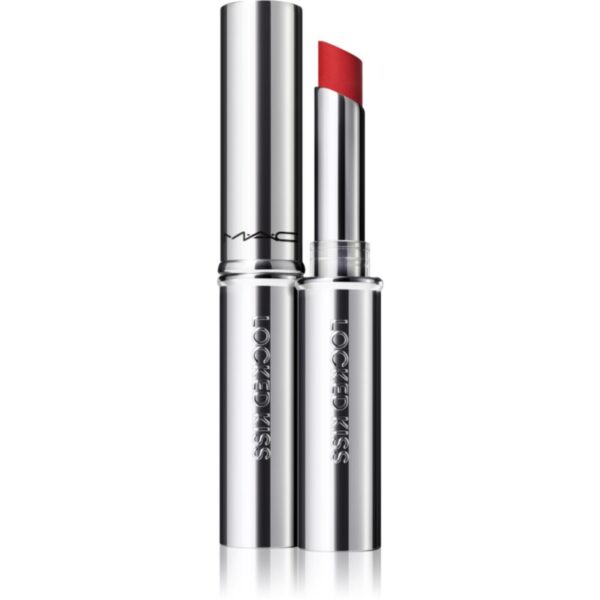 MAC Cosmetics Locked Kiss 24h Lipstick ruj cu persistență îndelungată cu efect mat culoare Ruby True 1