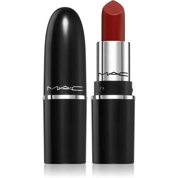 MAC Cosmetics MACximal Sleek Satin Lipstick Mini ruj satinat pentru look perfect culoare DUBONNET 1.5 g-Țena