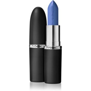 MAC Cosmetics MACximal Sleek Satin Lipstick Ruj crema hidratant culoare Tilted Denim 3