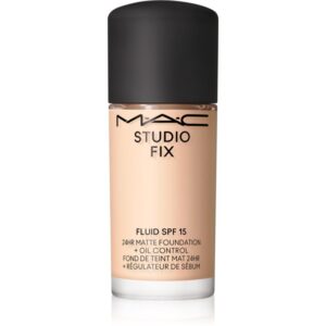 MAC Cosmetics Mini Studio Fix Fluid SPF 15 24HR Matte Foundation + Oil Control machiaj cu efect matifiant SPF 15 culoare NC10 15 ml-ro