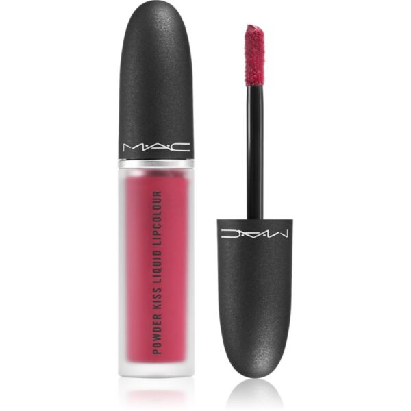 MAC Cosmetics Powder Kiss Liquid Lipcolour ruj lichid mat culoare Elegance is Learned 5 ml-Țena
