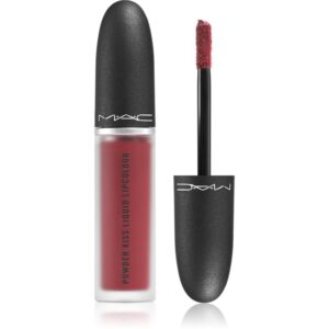 MAC Cosmetics Powder Kiss Liquid Lipcolour ruj lichid mat culoare Fashion Emergency 5 ml-Țena