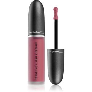 MAC Cosmetics Powder Kiss Liquid Lipcolour ruj lichid mat culoare More the Mehr-ier 5 ml-ro