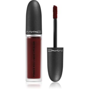 MAC Cosmetics Powder Kiss Liquid Lipcolour ruj lichid mat culoare Pretty Pleats! 5 ml-Țena