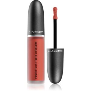 MAC Cosmetics Powder Kiss Liquid Lipcolour ruj lichid mat culoare Sorry not Sorry 5 ml-Țena