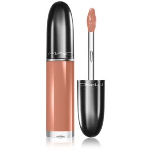 MAC Cosmetics Retro Matte Liquid Lipcolour ruj lichid mat culoare Burnt Spice 5 ml-Țena