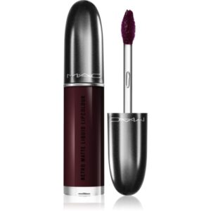 MAC Cosmetics Retro Matte Liquid Lipcolour ruj lichid mat culoare High Drama 5 ml-ro