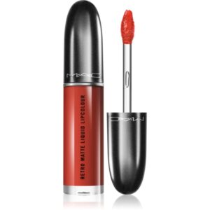 MAC Cosmetics Retro Matte Liquid Lipcolour ruj lichid mat culoare Quite the Standout 5 ml-ro