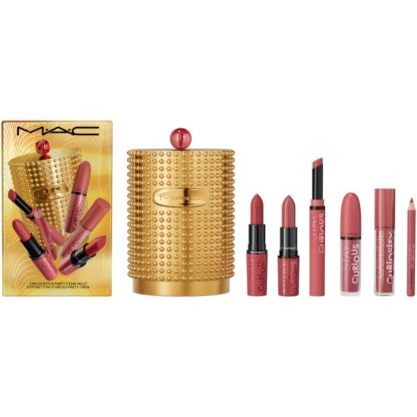 MAC Cosmetics Stay Curious Party Crew Valut set cadou pentru look perfect Forever Curious-Țena