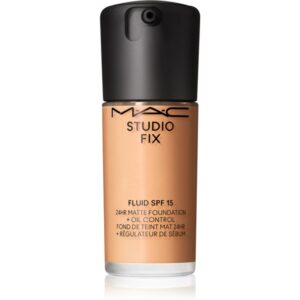 MAC Cosmetics Studio Fix Fluid SPF 15 24HR Matte Foundation + Oil Control machiaj cu efect matifiant SPF 15 culoare C4.5 30 ml-ro