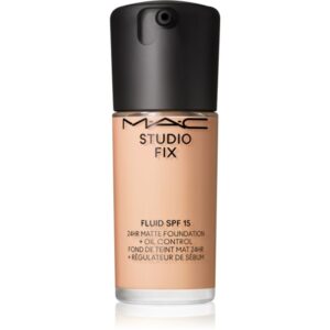 MAC Cosmetics Studio Fix Fluid SPF 15 24HR Matte Foundation + Oil Control machiaj cu efect matifiant SPF 15 culoare N4.75 30 ml-ro