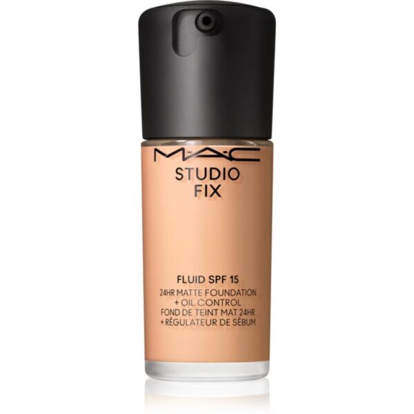 MAC Cosmetics Studio Fix Fluid SPF 15 24HR Matte Foundation + Oil Control machiaj cu efect matifiant SPF 15 culoare N6 30 ml-ro
