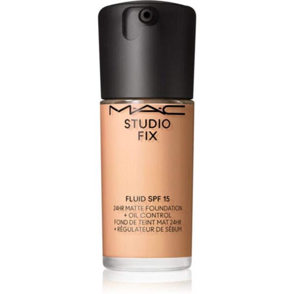 MAC Cosmetics Studio Fix Fluid SPF 15 24HR Matte Foundation + Oil Control machiaj cu efect matifiant SPF 15 culoare N6.5 30 ml-ro