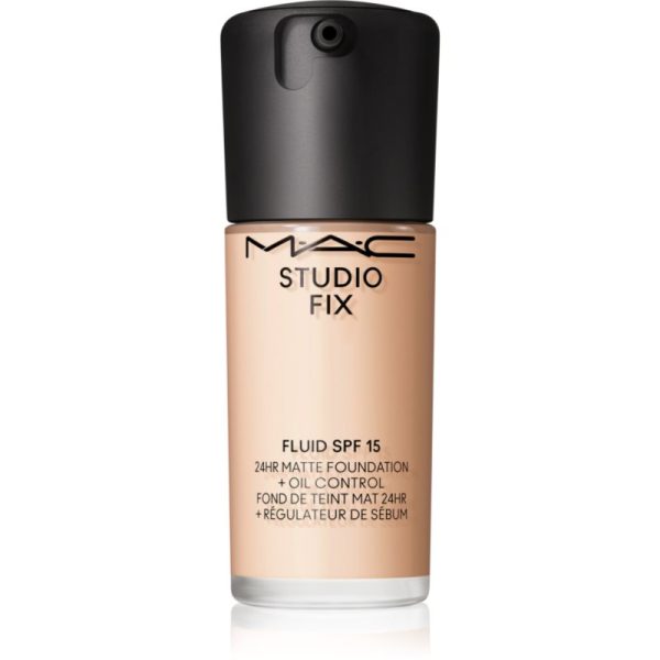 MAC Cosmetics Studio Fix Fluid SPF 15 24HR Matte Foundation + Oil Control machiaj cu efect matifiant SPF 15 culoare NC12 30 ml-ro