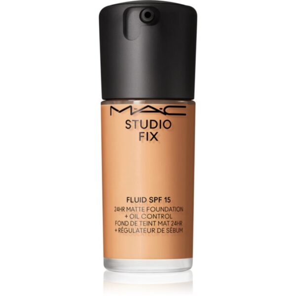MAC Cosmetics Studio Fix Fluid SPF 15 24HR Matte Foundation + Oil Control machiaj cu efect matifiant SPF 15 culoare NC40 30 ml-ro