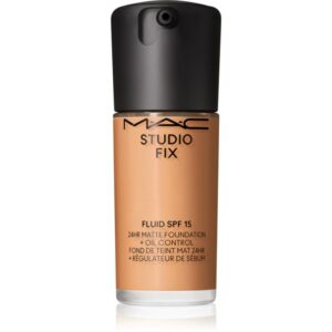 MAC Cosmetics Studio Fix Fluid SPF 15 24HR Matte Foundation + Oil Control machiaj cu efect matifiant SPF 15 culoare NC41 30 ml-ro