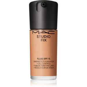 MAC Cosmetics Studio Fix Fluid SPF 15 24HR Matte Foundation + Oil Control machiaj cu efect matifiant SPF 15 culoare NC44 30 ml-ro