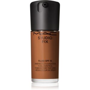 MAC Cosmetics Studio Fix Fluid SPF 15 24HR Matte Foundation + Oil Control machiaj cu efect matifiant SPF 15 culoare NC50 30 ml-ro