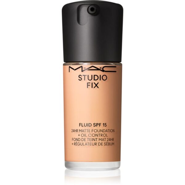 MAC Cosmetics Studio Fix Fluid SPF 15 24HR Matte Foundation + Oil Control machiaj cu efect matifiant SPF 15 culoare NW20 30 ml-ro