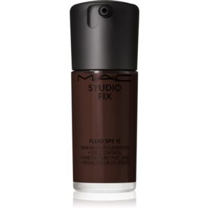 MAC Cosmetics Studio Fix Fluid SPF 15 24HR Matte Foundation + Oil Control machiaj cu efect matifiant SPF 15 culoare NW65 30 ml-ro