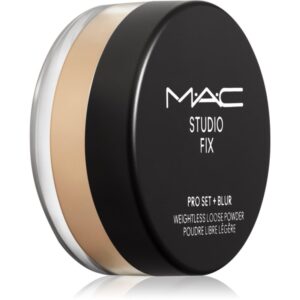 MAC Cosmetics Studio Fix Pro Set + Blur Weightless Loose Powder pudra cu efect de matifiere culoare Medium 6