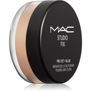 MAC Cosmetics Studio Fix Pro Set + Blur Weightless Loose Powder pudra cu efect de matifiere culoare Medium Deep 6
