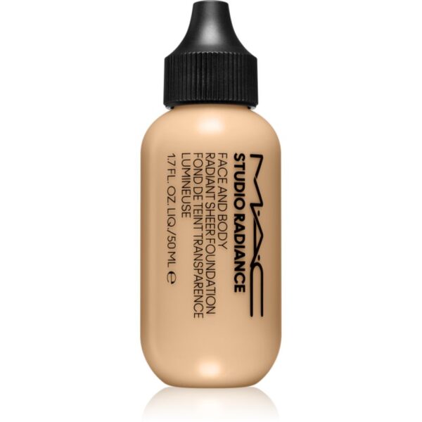 MAC Cosmetics Studio Radiance Face and Body Radiant Sheer Foundation machiaj cu acoperire ușoară pentru față și corp culoare C1 50 ml-ro