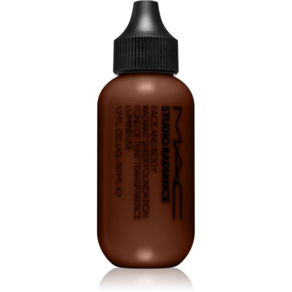 MAC Cosmetics Studio Radiance Face and Body Radiant Sheer Foundation machiaj cu acoperire ușoară pentru față și corp culoare W7 50 ml-ro