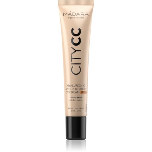 MÁDARA City CC Crema CC pentru un ten uniform SPF 15 culoare Beige 40 ml-ro