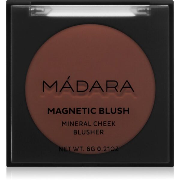 MÁDARA Magnetic Blush fard de obraz sub forma de pudra culoare Fierce Flame 6 g-ro