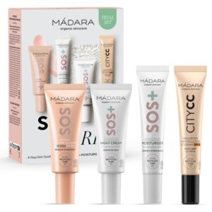 MÁDARA SOS Care set cadou faciale culoare Light-Țena