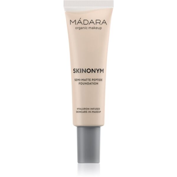MÁDARA Skinonym Semi-Matte Peptide machiaj persistent cu peptide culoare #15 Stone 30 ml-ro