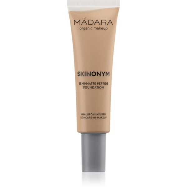 MÁDARA Skinonym Semi-Matte Peptide machiaj persistent cu peptide culoare #55 Clay 30 ml-ro