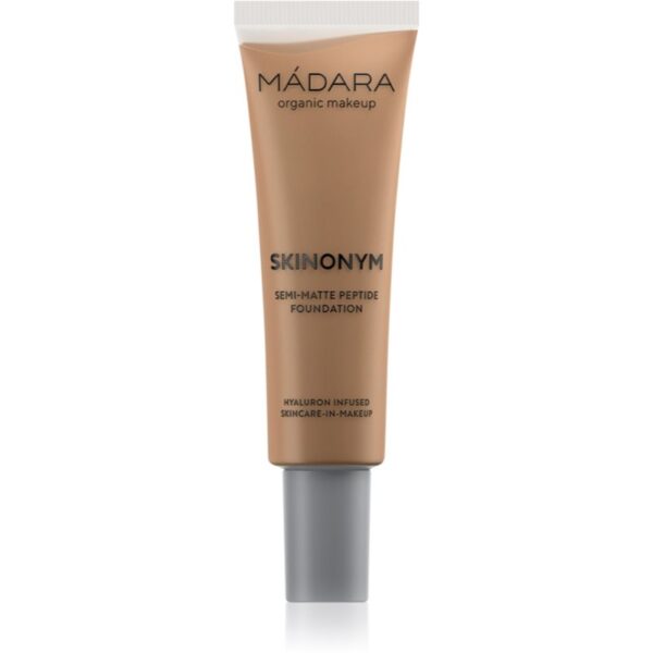 MÁDARA Skinonym Semi-Matte Peptide machiaj persistent cu peptide culoare #70 Caramel 30 ml-ro