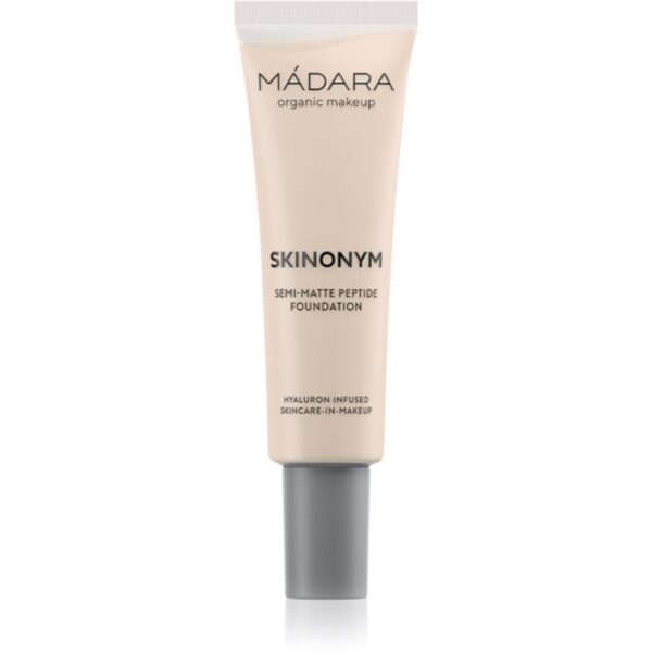 MÁDARA Skinonym Semi-Matte Peptide machiaj persistent cu peptide culoare Porcelain 10 30 ml-ro