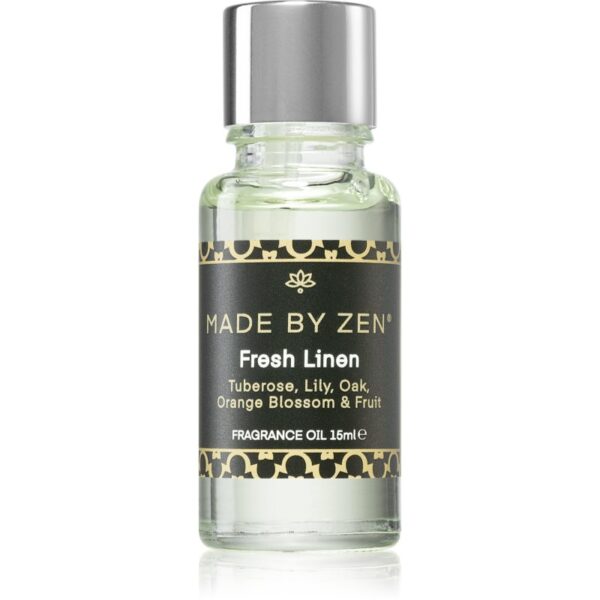 MADE BY ZEN Fresh Linen ulei aromatic 15 ml-Țena