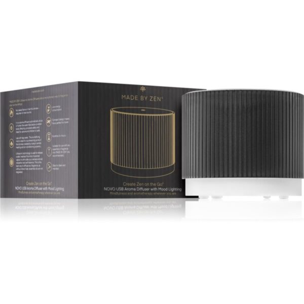 MADE BY ZEN Novo difuzor de aromă cu ultrasunete și umidificator de aer Taupe 1 buc-Țena