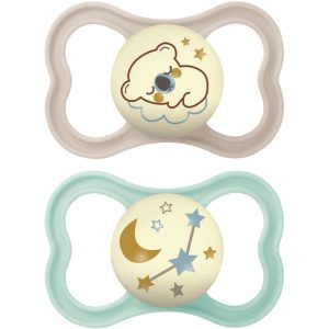 MAM Air Night 6+ months suzetă Unisex 2 buc-ro