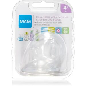 MAM Baby Bottles Extra Soft Cup Spout capac de rezervă cu băutor 4m+ 2 buc-ro