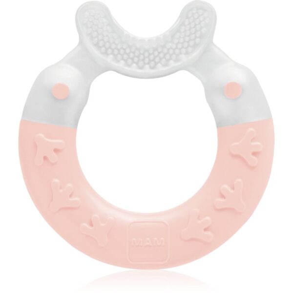 MAM Bite & Brush jucărie pentru dentiție 3m+ Pink 1 buc-ro