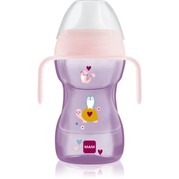 MAM Fun to Drink Cup cană pentru antrenament Pink 270 ml-ro