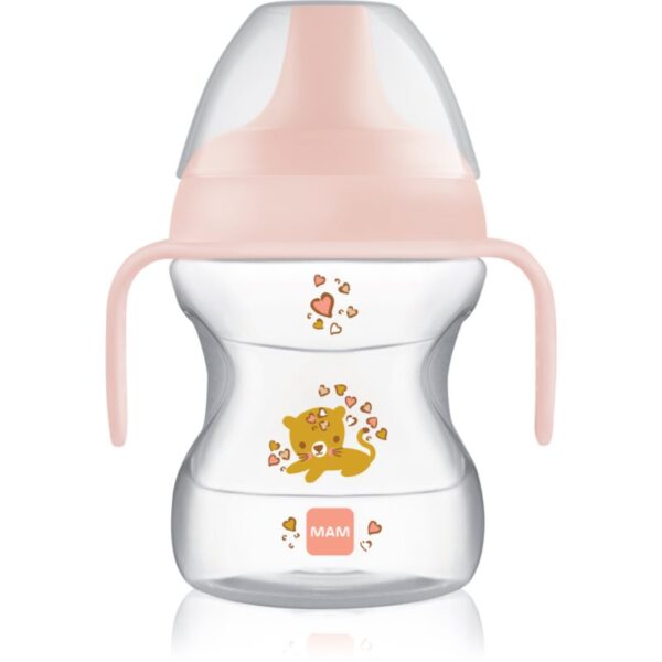 MAM Learn to Drink Cup cană pentru antrenament cu mânere Girl 190 ml-ro