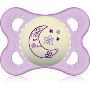 MAM Night 0+ months suzetă pentru noapte Purple Moon 1 buc-ro