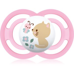 MAM Perfect 16+ months suzetă Pink Cat 1 buc-ro