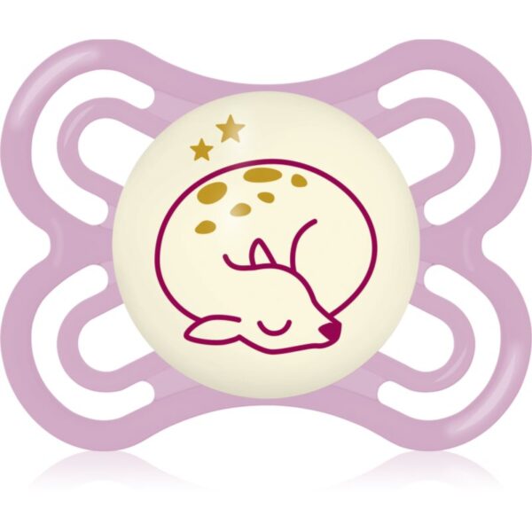MAM Perfect Night 0+ months suzetă pentru noapte Purple Deer 1 buc-ro