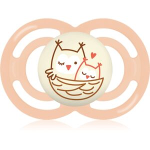 MAM Perfect Nights 6+ months suzetă pentru noapte Pink Owl 1 buc-ro