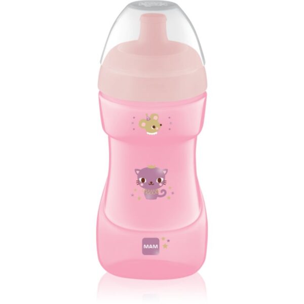 MAM Sports Cup biberon pentru copii Pink 330 ml-ro