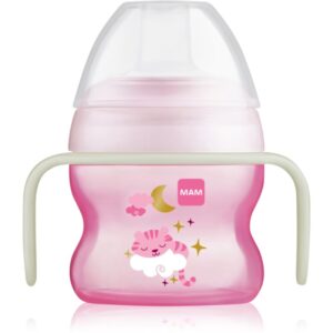 MAM Starter Cup Night cană pentru antrenament cu mânere Tiger 150 ml-ro