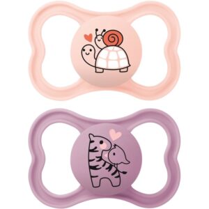 MAM Supreme Double Box 6+ months suzetă Pink/Purple 2 buc-ro
