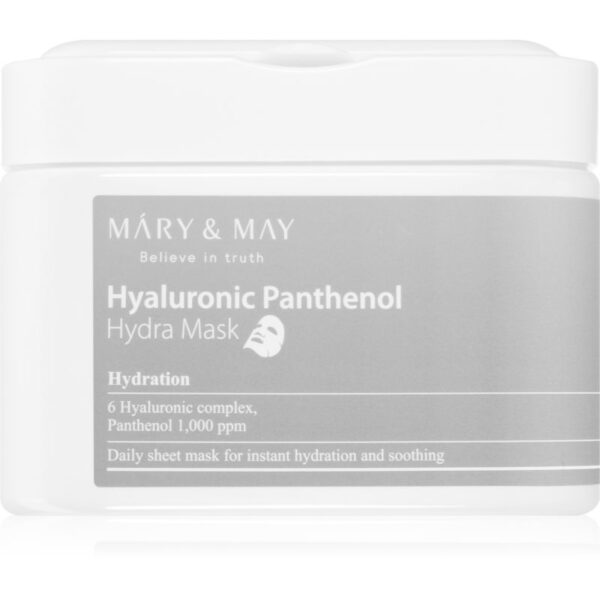 MARY & MAY Hyaluronic Panthenol Hydra Mask set de măști textile pentru o hidratare intensa 30 buc-ro